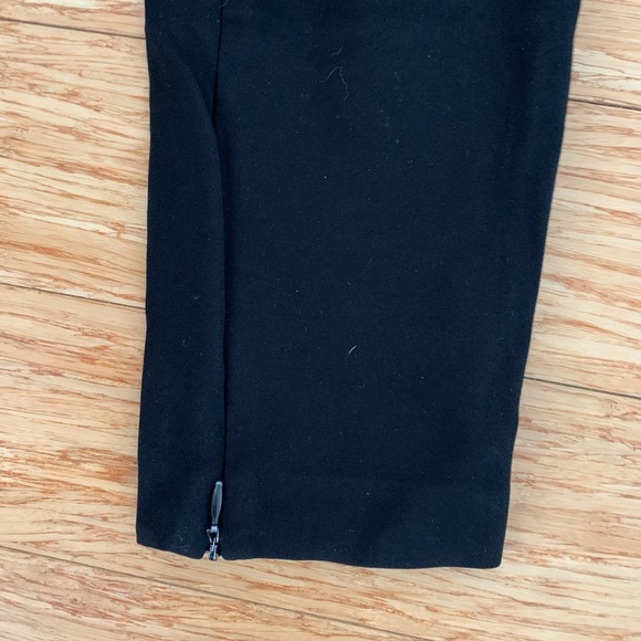 Zara black leggings / pants with zipper details - Picture 4 of 4